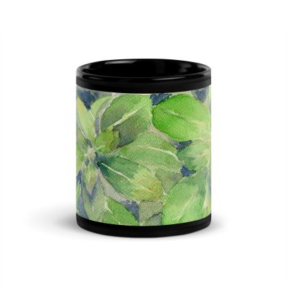 Green Leaves - 11oz mug center view