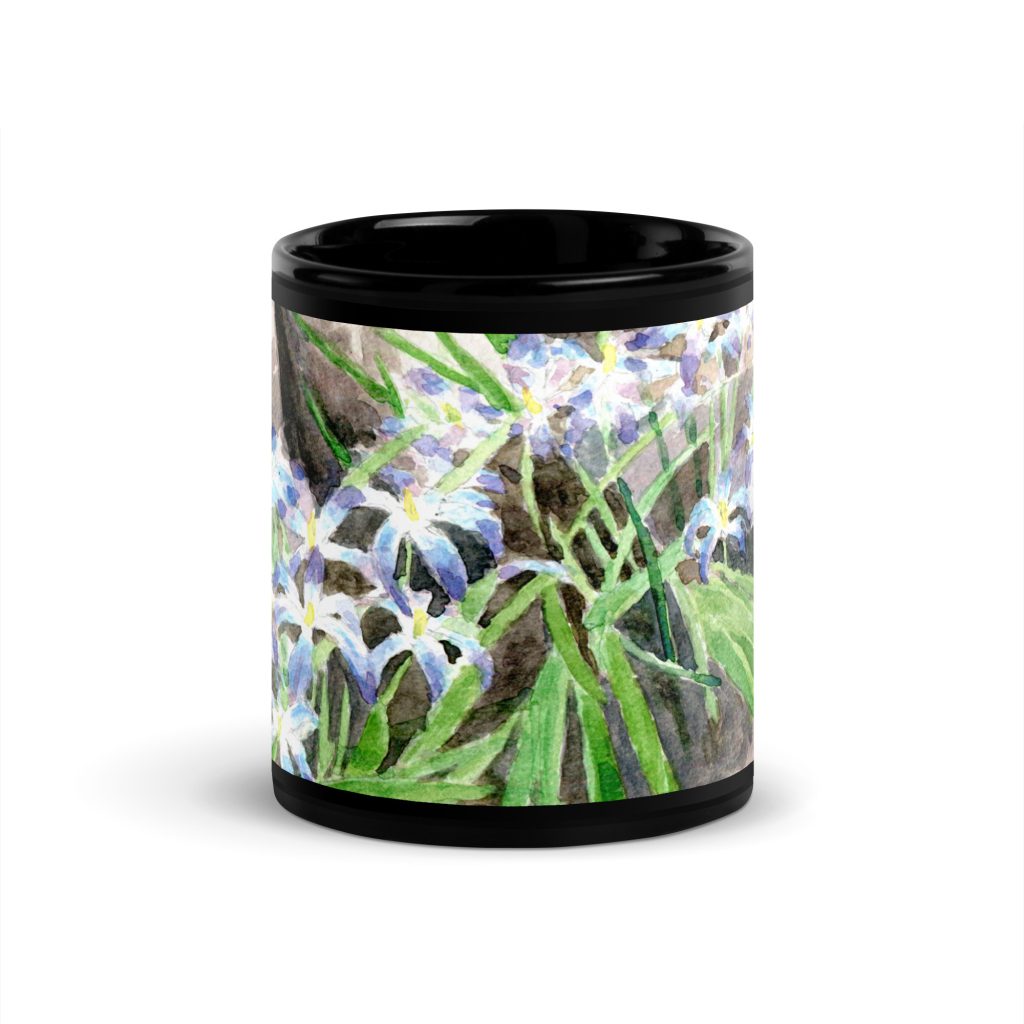 Spring Flowers mug - 11oz center view