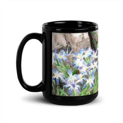 Spring Flowers mug - 15oz handle left