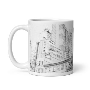 9th Avenue 39th Street mug - 11oz handle left