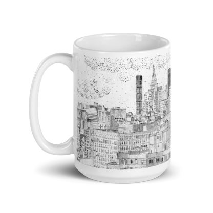 Madison Square Park mug - 15oz handle left