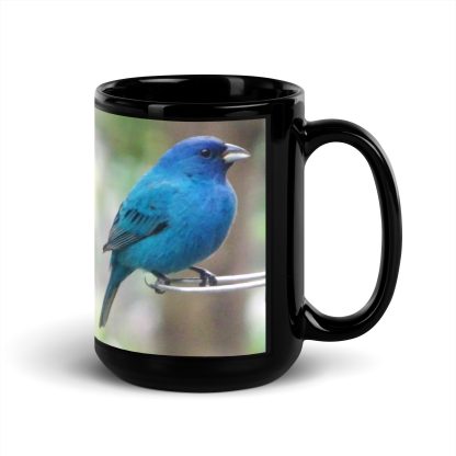 Cardinal and Indigo-bunting mug - 15oz handle right