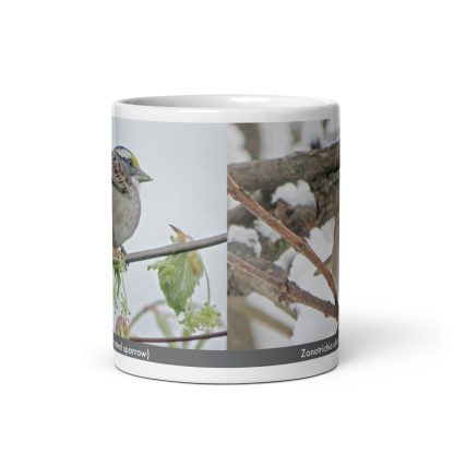 Zonotrichia albicollis (White-throated sparrow) mug - Image 3